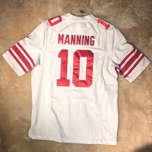 Eli Manning Giants jersey red white